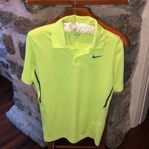 Boys Yellow Nike Tennis Shirt, Size XL